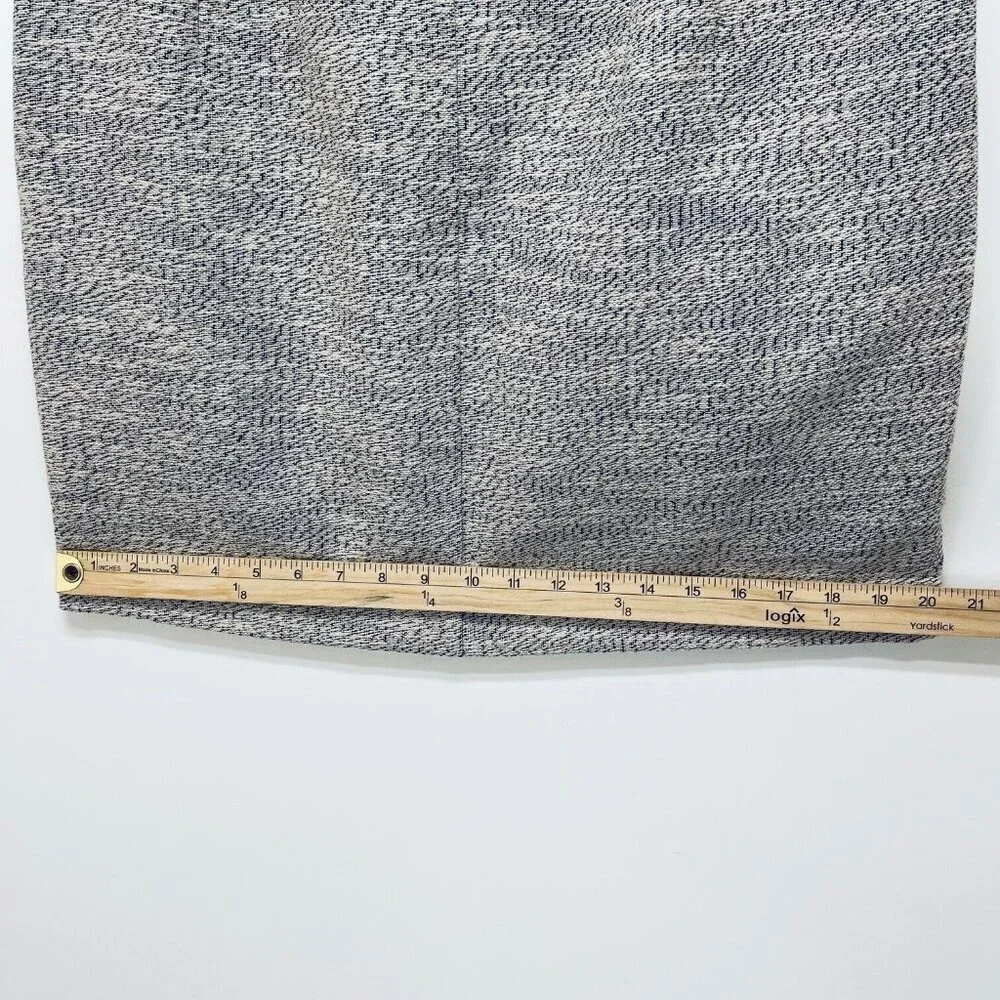 Ann Taylor LOFT Skirt Sz 10P Women’s Straight Mini Lined Maroon Gray White - Picture 6 of 10